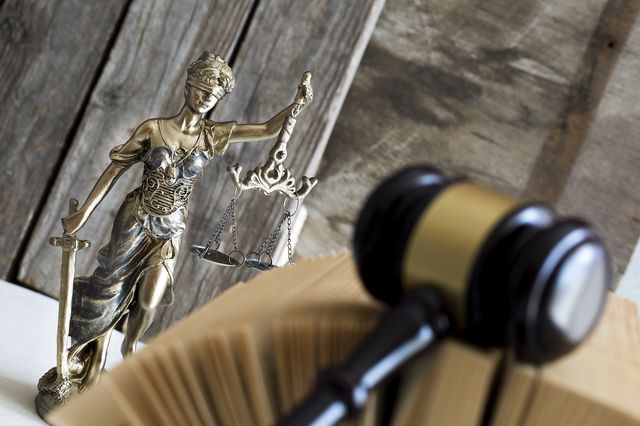 A stock photo showing a judge's gavel.